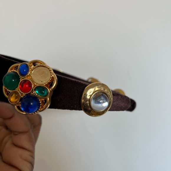 Handmade multicoloured headband - Picture 3 of 6